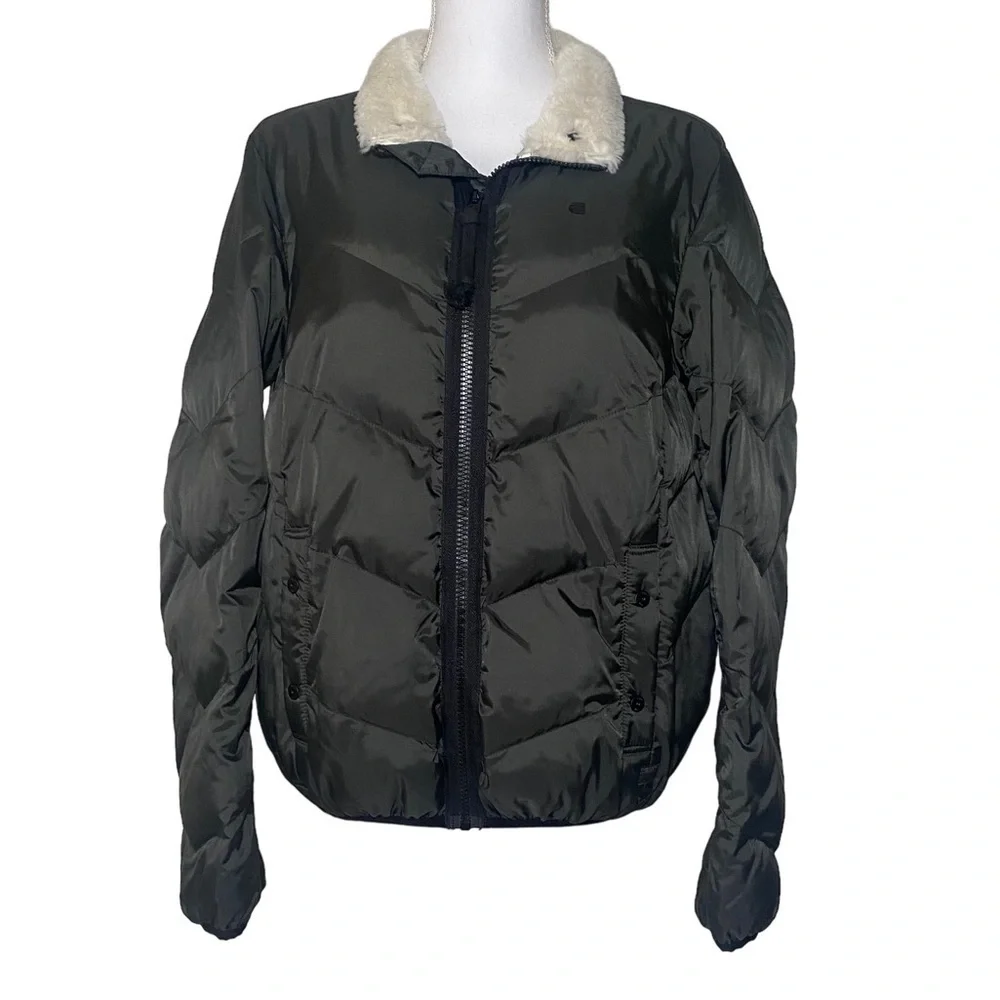 G-Star Alaska Padded Teddy Jacket - Picture 7 of 13